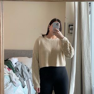 Cropped sweater
